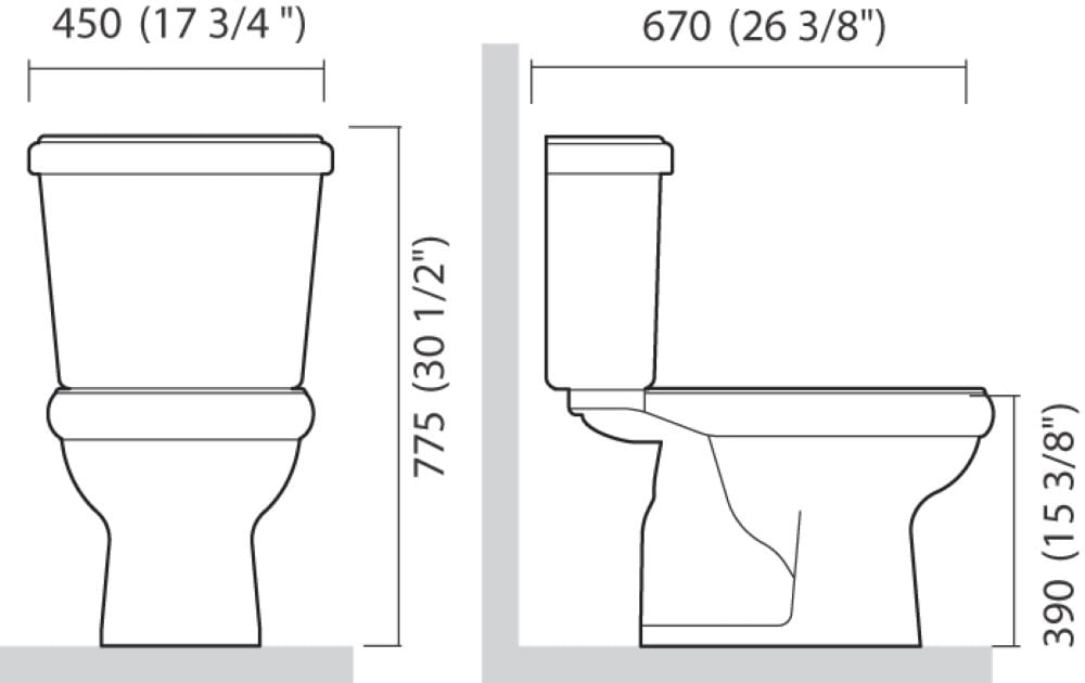 Kit Acoplado Bacia Com Caixa E Acessórios Para Instalação Cinza Claro Sabatini Icasa